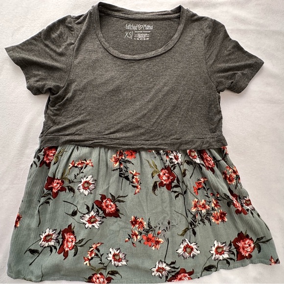 Latched Mama breastfeeding maternity nursing top - Picture 4 of 6